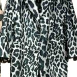 Tiger white maxi Coat